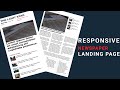 Newspaper Landing Page | Responsive | HTML & CSS