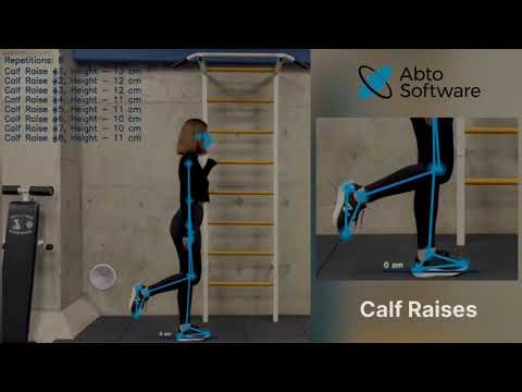 Abto Software: Camera-based markerless motion analysis for calf raises