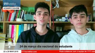 Dia nacional do estudante...não foi fácil!