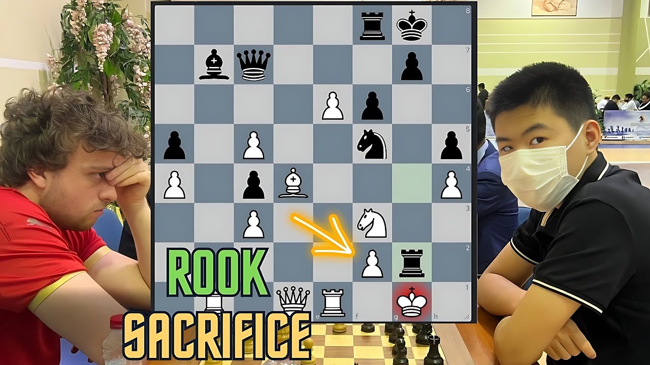 Untitled Haowen Sacrifices his Rook to Beat Hans Niemann