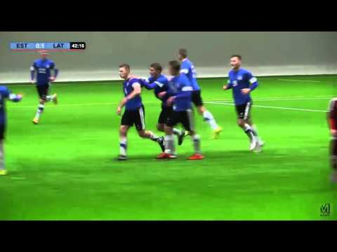 Estonia U19 vs. Latvia U19  2 - 1 All Goals (Friendly International - 23 December 2015)