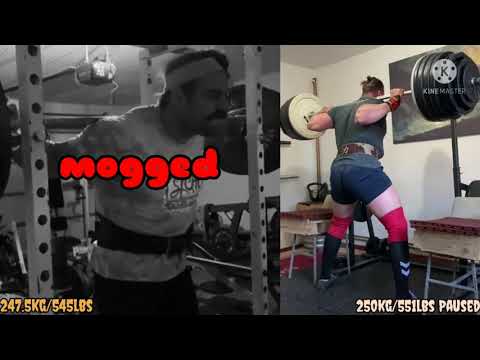 Eric Bugenhagen; squat status: Mogged