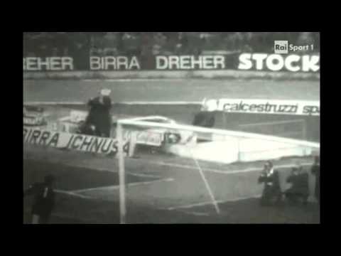 CAGLIARI TORINO 2 0 1 0 Serie A, Cagliari, Amsicora, domenica 4 gennaio 1970