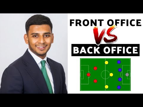 Investment Banking Front Office & Back Office (KEY DIFFERENCES You NEED to Know!) Video