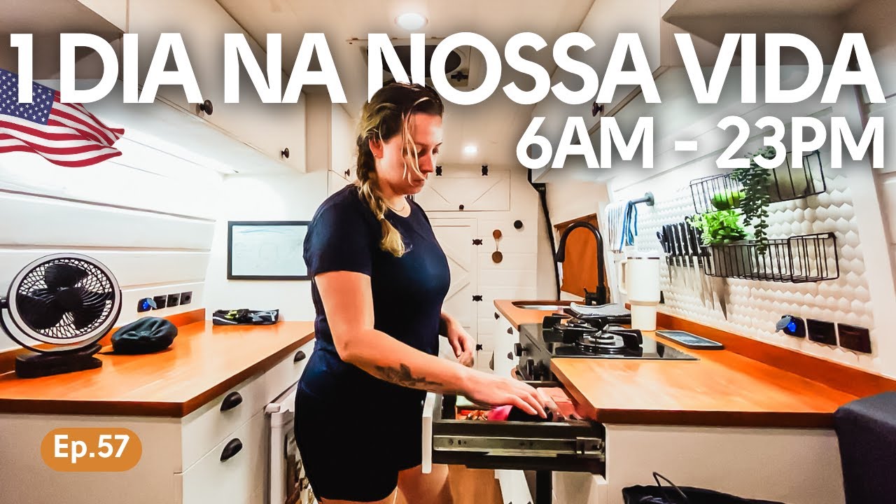 2 anos MORANDO em um MOTORHOME: como é nosso dia | Do Ushuaia ao Alaska | T03E57