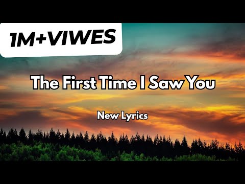 The First Time I Saw You, My Heart Knew 💋 English song( lyrics) New romantic love ❤️ song 🎵 🎶