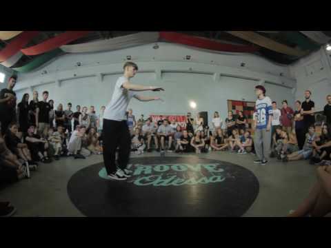 Boogaloo Freak vs Baby Boogaloo | Popping 1\8 | Groove Avenue 2016