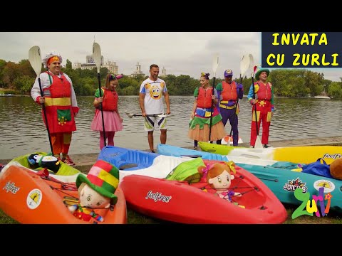 Gasca Zurli descopera un sport nou - caiacul | #invatacuzurli #caiacsmile #gascazurli