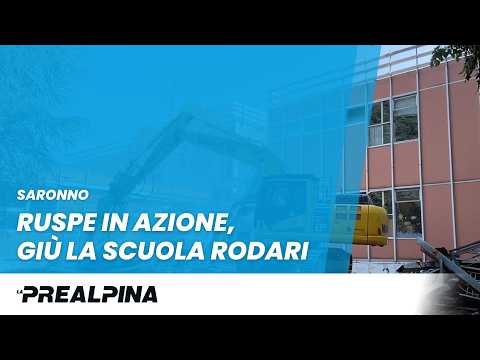 Saronno, giù la scuola Rodari