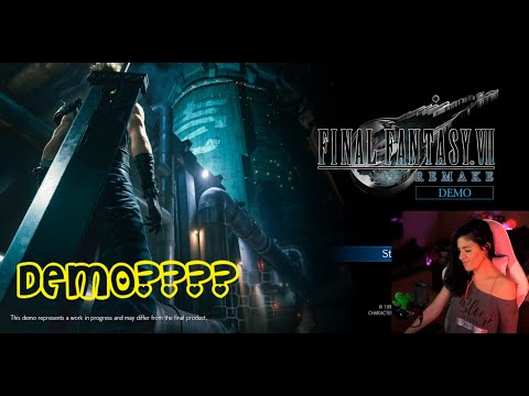 It's so AMAZING! Final Fantasy VII REMAKE DEMO REACTION.
