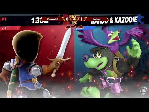 BOTN 6 - Wormadad (Mii Sword Fighter) VS Peabnut (Banjo-Kazooie) - SSBU Winners
