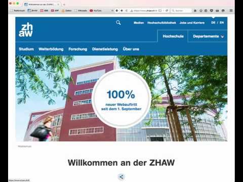 NeuerWebauftrittZHAW