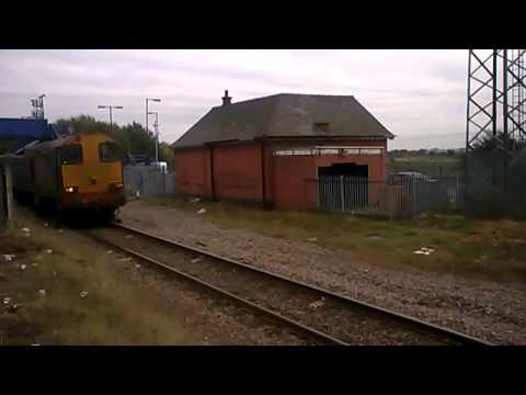 20303 + 20302 DRS pass through Hatfield & stainforth railway station