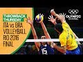 Italy vs Brazil – Men's Volleyball Gold Medal Match at Rio 2016 | Throwback Thursday