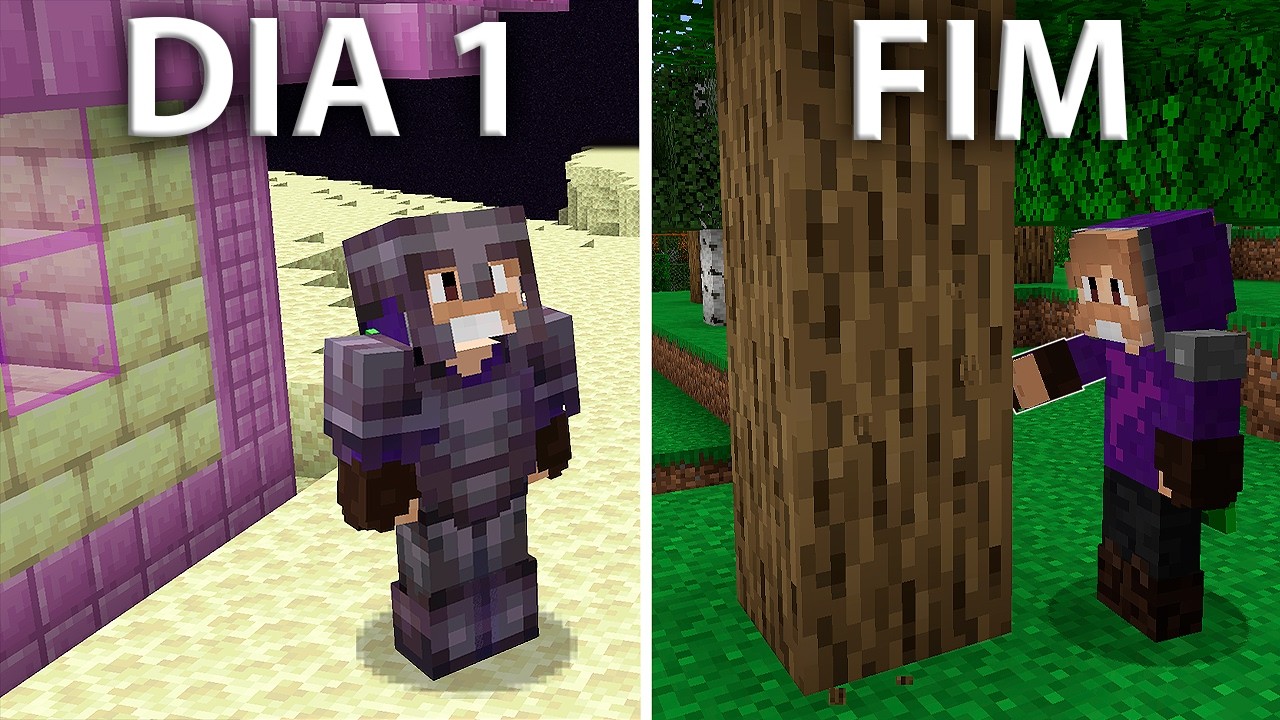 ZERANDO O MINECRAFT AO CONTRÁRIO (Em dupla)