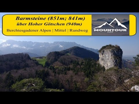 Aufstieg zu den Barmsteine (851m, 841m) / Berchtesgadener Alpen / Frequentierte Tour für Liebhaber