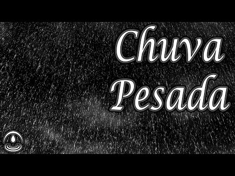 CHUVA PESADA⚡Barulho de CHUVA PESADA com TROVÕES para Dormir e Relaxar 💤