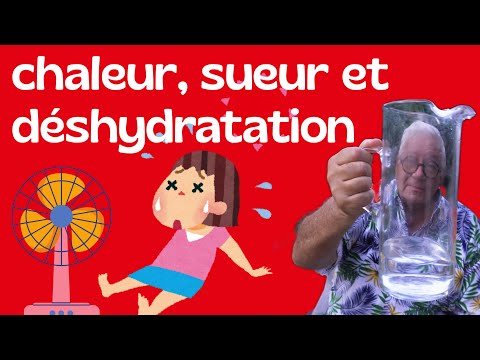 comment se refoidir et ne pas se déshydrater. Signes d'alerte et mesures.
