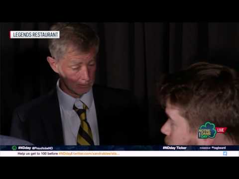 John Scully '80 performs "Here Comes the Irish" with ND Glee Club - 2017 Notre Dame Day