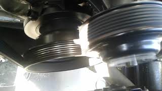 Belt squeak crankshaft pulley wobble Harmonic balancer damper failed broken