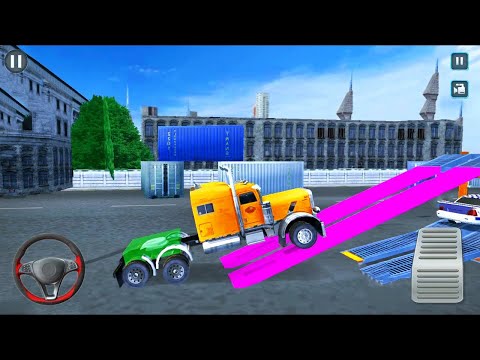 Police Limousine Transporter Truck and Helicopter Simulator  - Android Gameplay
