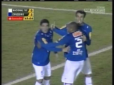2010 (May 5) Nacional (Uruguay) 0 -Cruzeiro (Brazil) 3 (Copa Libertadores)
