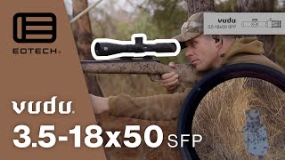 Video: EOTech Vudu 3.5-18x50 Precision SFP HC1-MOA Belyst Kikarsikte