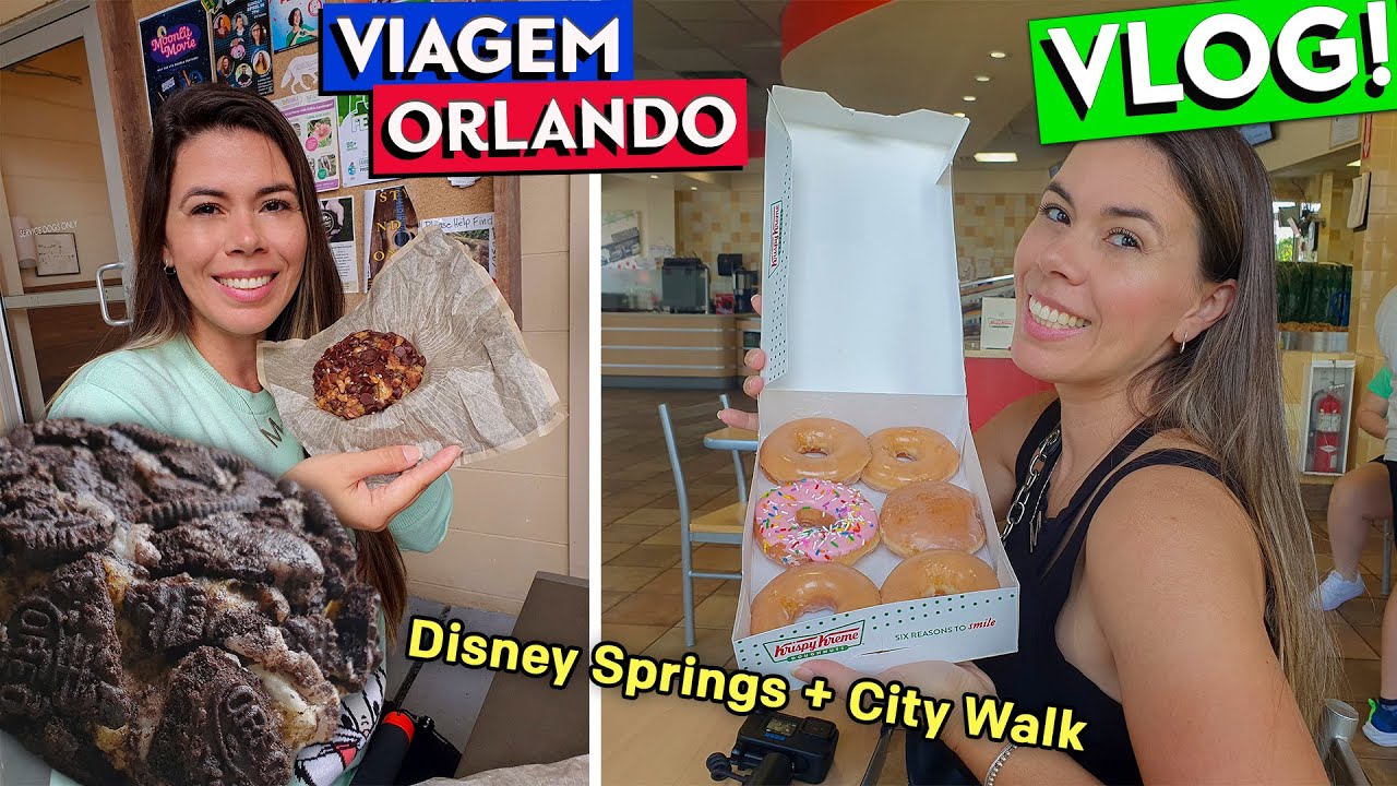 VIAGEM DE ORLANDO #3 - COOKIE MAIS FAMOSO DO MUNDO + DISNEY SPRINGS + CITY WALK