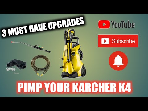 Karcher K4 upgrades. 3 upgrades your K4 needs! back foot, hose and lance.