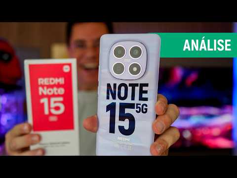 Thumbnail for REDMI NOTE 15 5G: NOVO REI do CUSTO-BENEFÍCIO entre os INTERMEDIÁRIOS? | Análise / Review