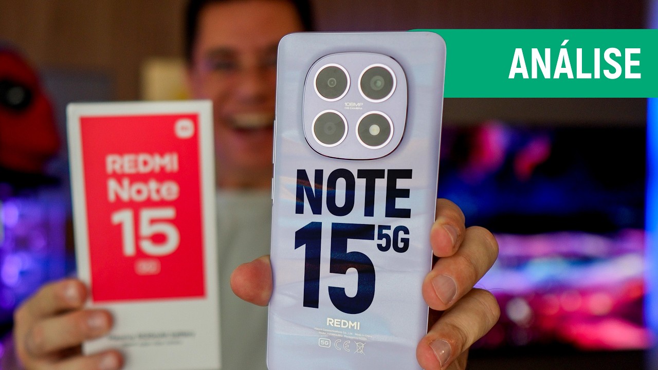 Miniatura da avaliação em vídeo de Smartphone Xiaomi Note 15 256GB 8GB RAM 4G Roxo