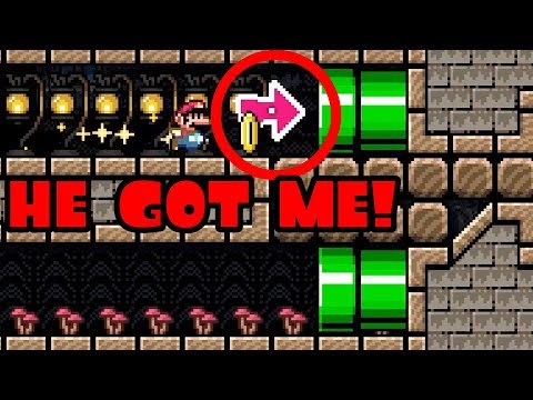 Super Mario Maker 2 🔧 Trust Coins, Don't Trust Arrows! 🔧 MegaNicker