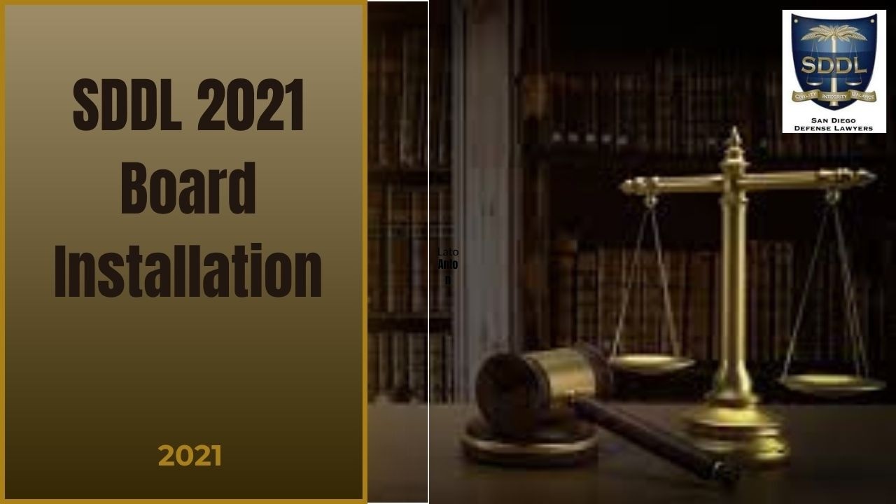 SDDL 2021 Board Installation -- September 2021