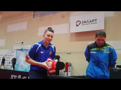 Tailakova Maria (Rus) - Natalia Bajor (Pol). EU21C. Last point and emotions