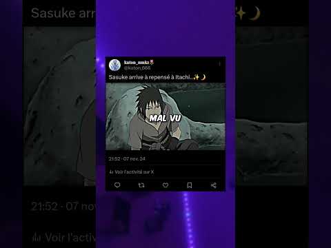 Sasuke repense a Itachi 🌙✨️