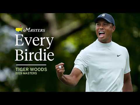 Every Tiger Woods Birdie from the 2019 Masters