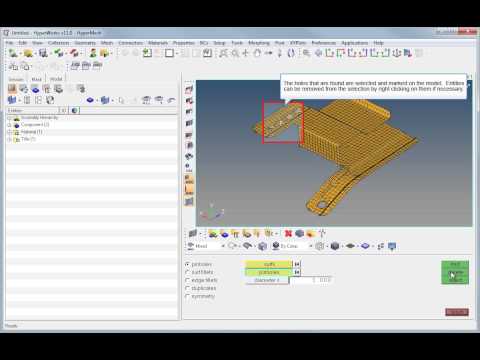 Preparing surface topology for meshing - simplify geometry