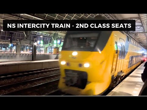 What To Expect 2ND CLASS SEATS on NS INTERCITY TRAIN   | Travel The Netherlands Double Decker Train