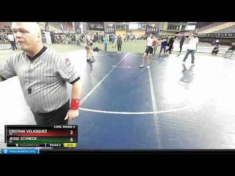 195 Lbs Cons. Round 3 - Cristian Velasquez, TN Vs Jesse Schneck, SD 5f5f