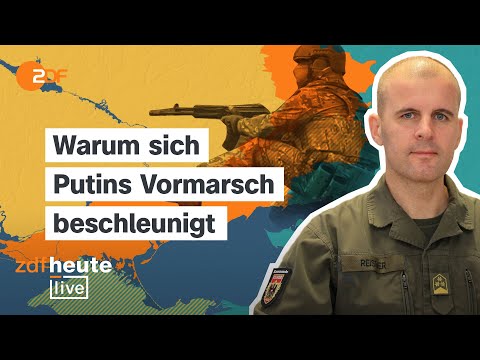 Russische Vorstöße, massive Luftangriffe, neue Oreschnik-Drohung | Oberst Reisner bei ZDFheute live
