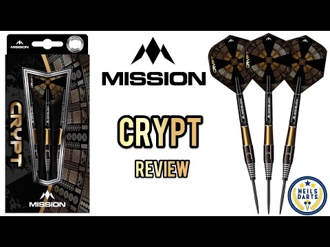 MISSION  Crypt Darts - Steel Tip - M2 - Black & Gold Review