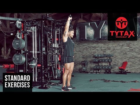 TYTAX® T1-X | Standing Cable Overhead One Arm Hammer Triceps Extension