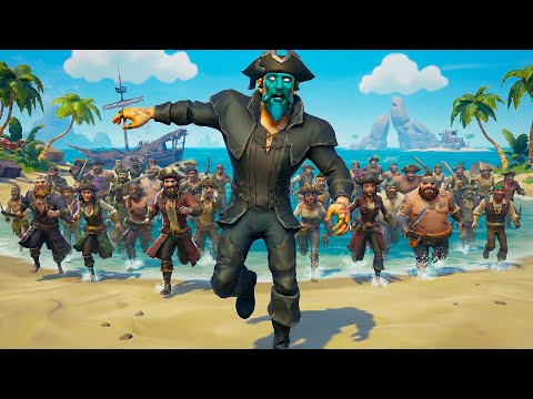 The entire server is HUNTING ME in Sea of ​​Thieves