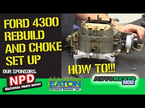 Ford 4300 Carburetor Rebuild and Choke Setup Episode 372 Autorestomod