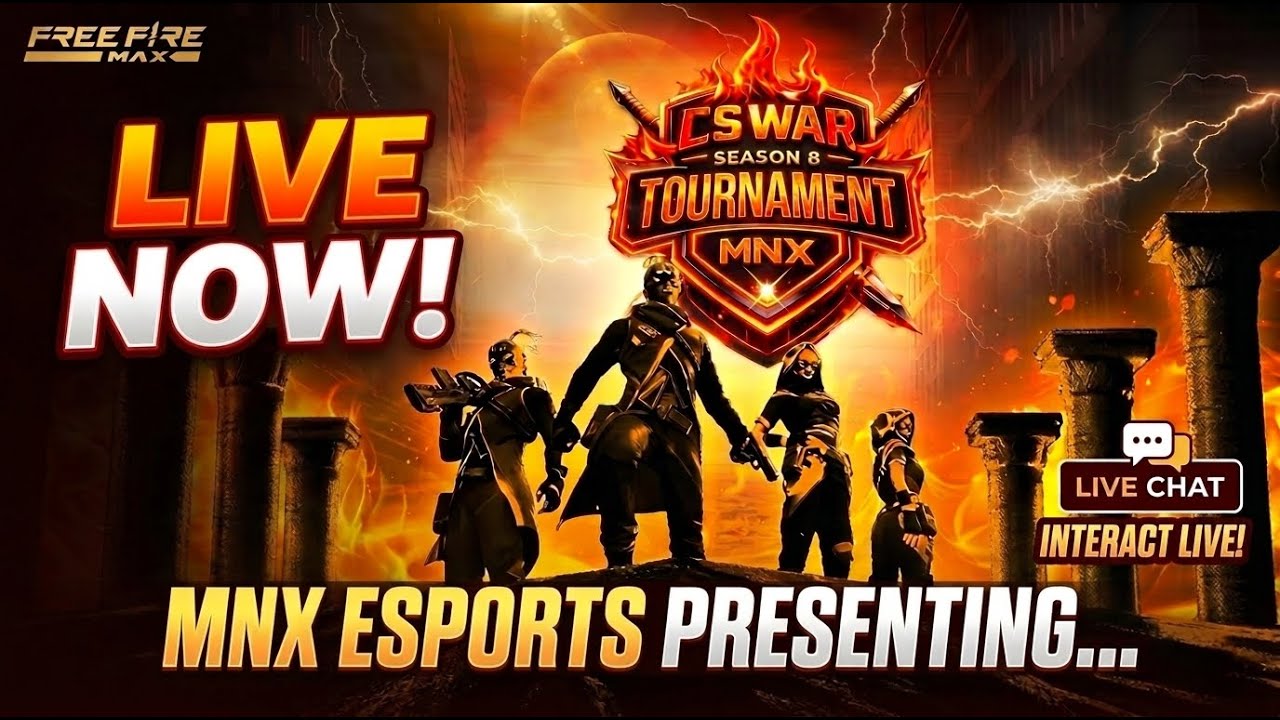 CS WAR S8 LIVE 🏆 | Clash Squad Showdown🔥  #freefire #fflive #cswar #tournament #esports