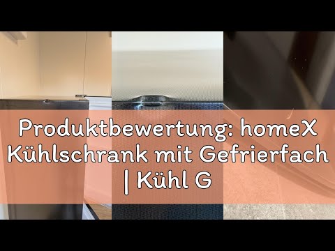 Produktbewertung: homeX Kühlschrank mit Gefrierfach | Kühl Gefrierkombination freistehend | 173 Lite