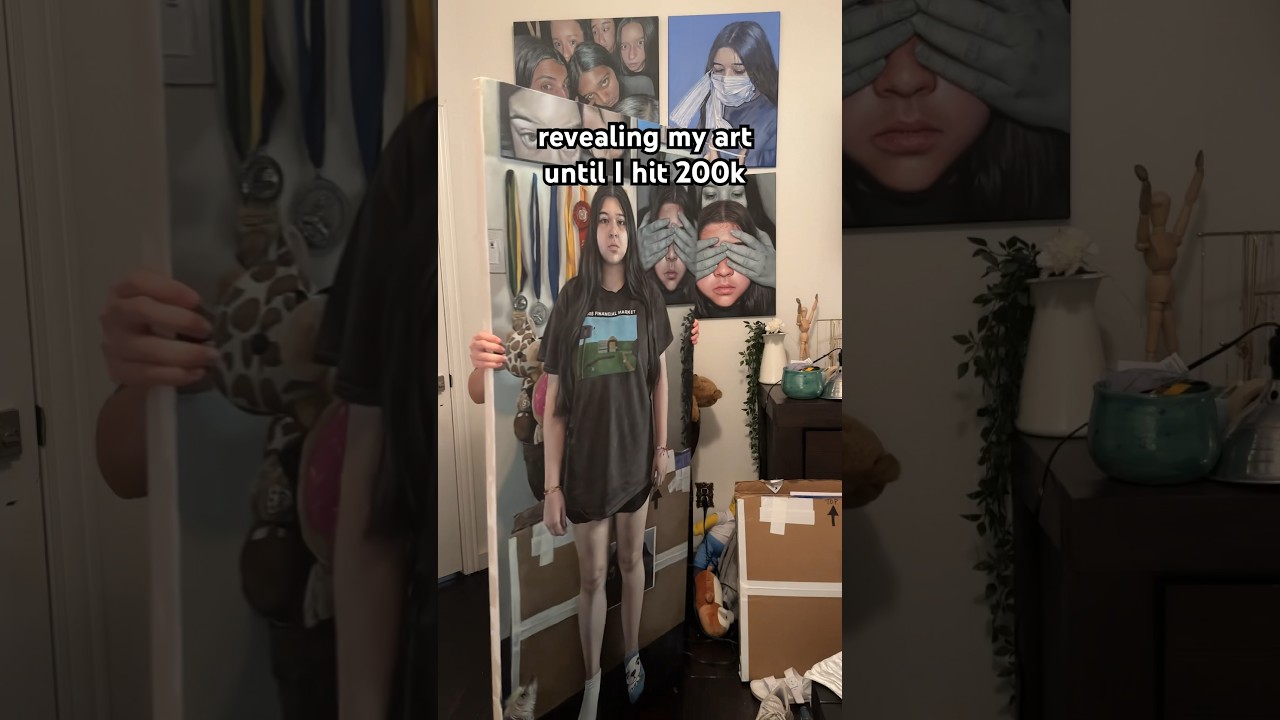 revealing my biggest painting… #acrylicpaint #art