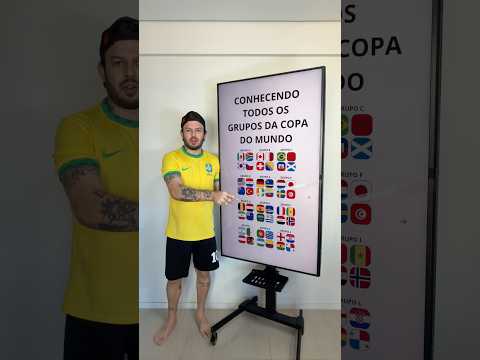 Conhecendo todos os grupos da copa do mundo ?⚽️