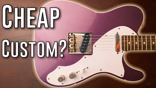 Video thumbnail for INCREDIBLE Custom guitar BARGAIN. MJT telecaster by BeastMade Reviews