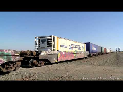Pacific National 6PM7 Container Train At Gheringhap Loop (24/4/2023) - PoathTV Railways